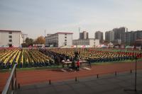 热烈庆祝“中国青少年校园足球发展计划五彩足球训练基地”（遵化）揭牌仪式在市第二中学举行