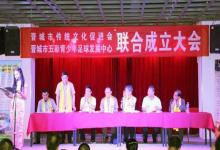 山西省晋城市五彩青少年足球发展中心成立